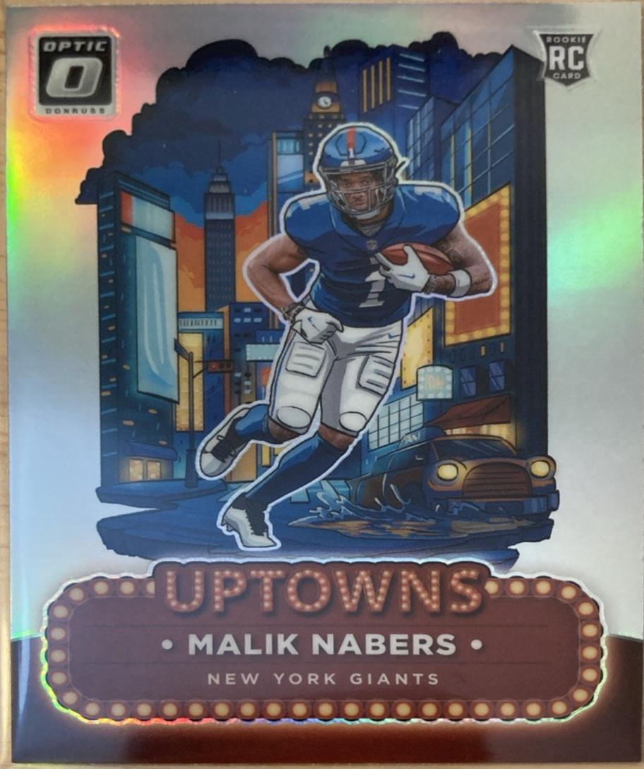 Malik Nabers Uptown card